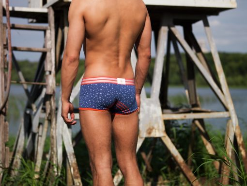 mens underwear by Croota. Snowy Mountain