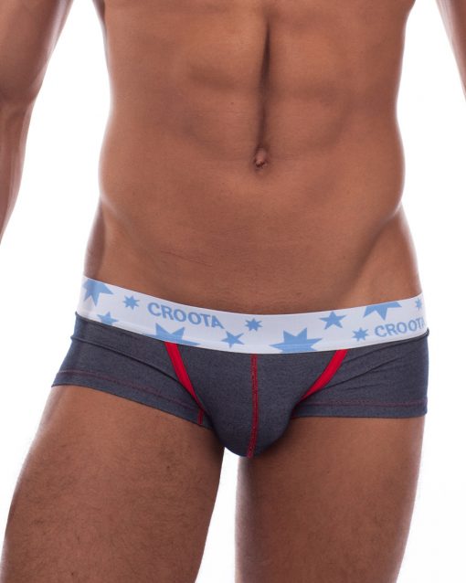 Blue Tang Hipster Boxer Brief by Croota denim blue