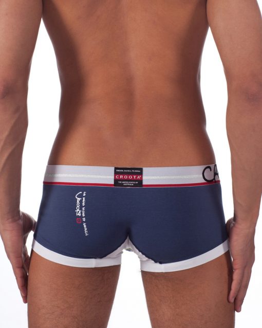 Croota Calligraphy Boxer Brief Blue