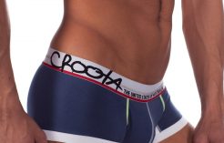 Croota Calligraphy Boxer Brief Blue