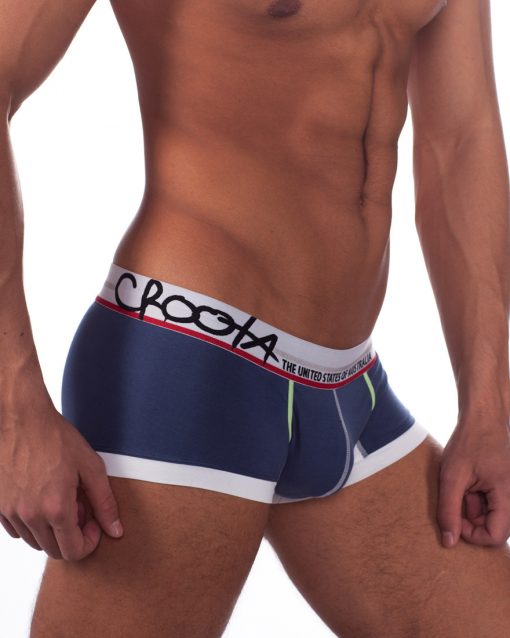 Croota Calligraphy Boxer Brief Blue