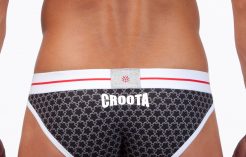 Pattern Breaker Bikini Brief by Croota PB02-Black