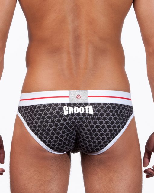 Pattern Breaker Bikini Brief by Croota PB02-Black