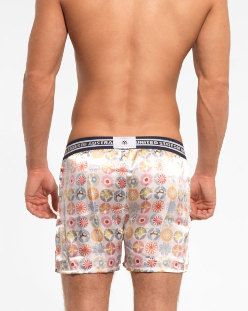 white traveler boxer short by Croota