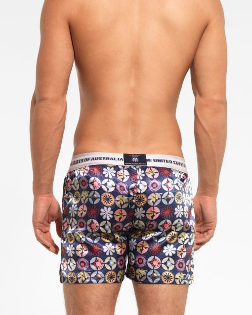 Silky style Blue Traveler boxer short by Croota