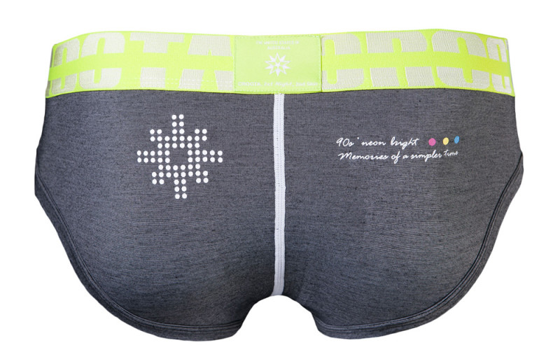 90s NEON BRIEF 02 Croota Men's & Women's Underwear